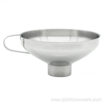 Kitchen Food Grade Width Spout Funnel With Handle